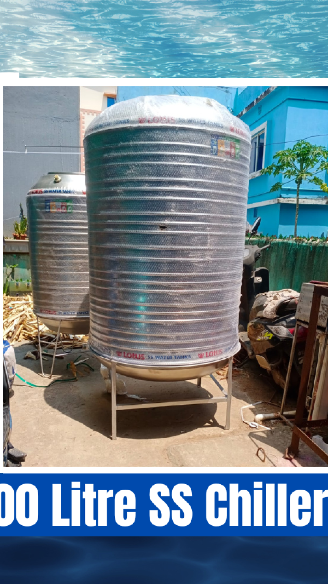1000 Litre SS Chiller Tank